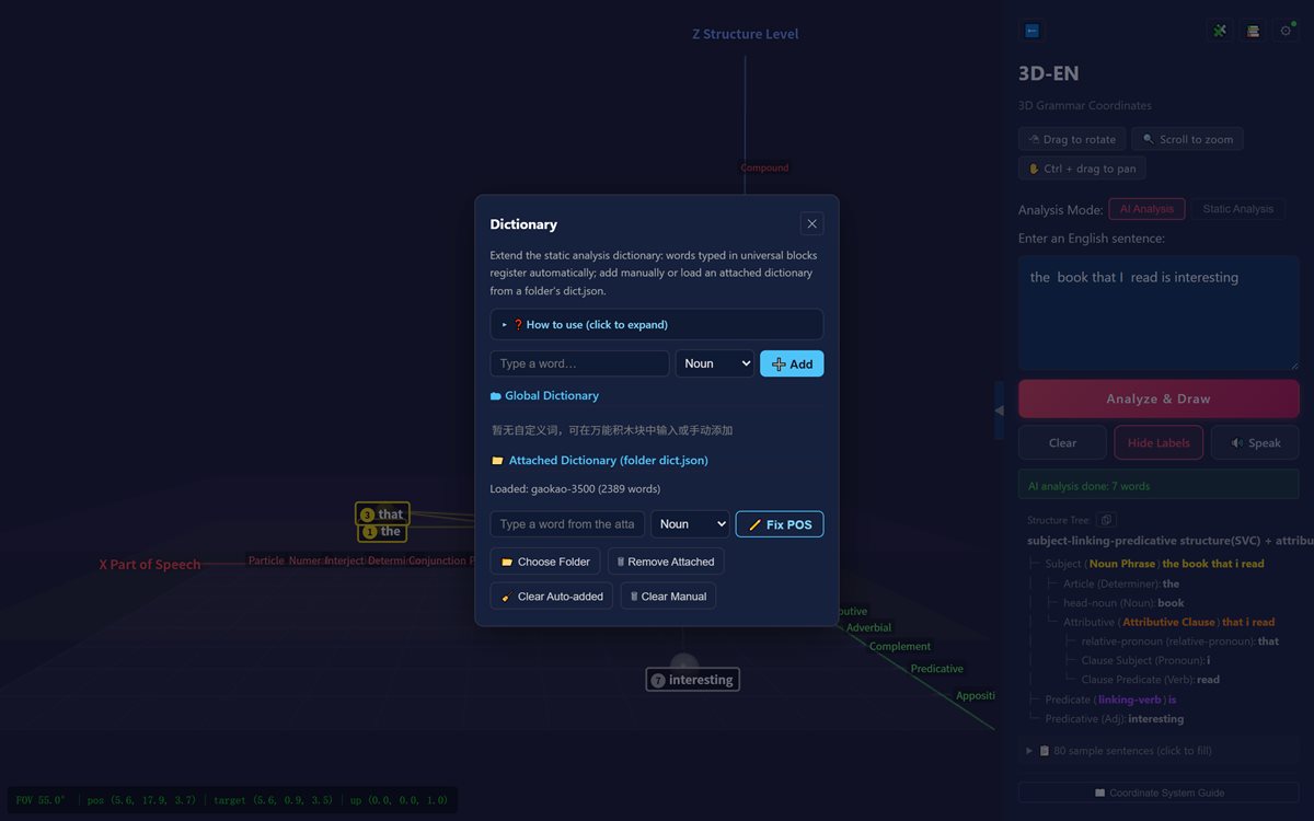 Vocabulary manager